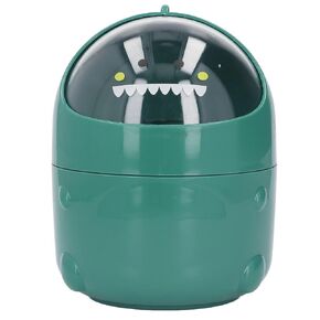 Baby Dinosaur Style Large Mouth Desktop Trash Can Detachable Design Nonslip Bottom Sturdy Plastic Mini Trash Can (Pink Baby Dinosaur)