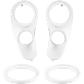 1 زوج من مكبرات الصوت Audio Audio Audio A CORMUNT SUPTER SUBRACKET لمدة 2 بوصة و 3.5 بوصة 3.8 بوصة غسالة بلاستيكية بيضاء 276647