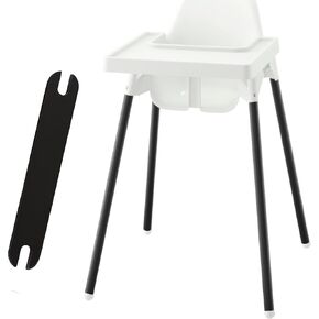 Yeah Baby Goods Adjustable Footrest & Leg Wrap Set Compatible with The IKEA Antilop Highchair (Birch) - High Chair Accessories Bundle - Attachable Foot Rest w/Support Clamps & Matching Leg Stickers