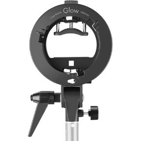 Glow S-Type Bowens Mount Bracket for Speedlites and Flash