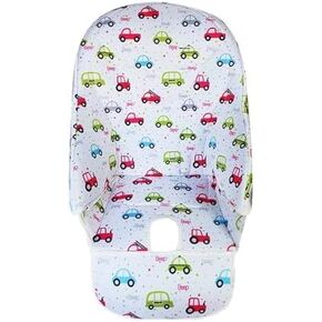High Chair Covers for Baby, Universial Replacement Cover for Pegs Perego, High Chair Cushion for Gift, PU Leather (Blue), ErTZD-US4718