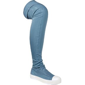 Liliana Women Thigh High Boots Flat Over The Knee Round Toe Tall Boots WANNABE-1