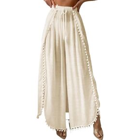 Women Swimsuit Cover Up Summer Beach Beach Pants With