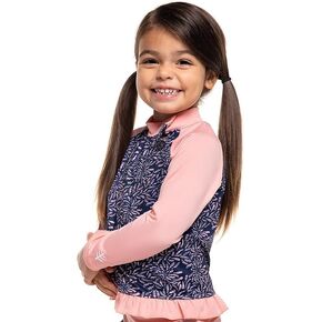 Coolibar UPF 50+ Baby Guppy Ruffle Rash Guard Set - Sun Protective
