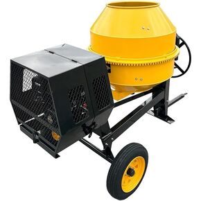 Towable Cement Mixer Concrete Mixer Electric 17 Cubic Feet, 12V, 13HP