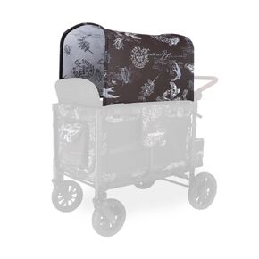 WONDERFOLD Rain Cover for Stroller Wagon - Easy to Install Van Gogh Museum Panoramic Canopy for W2 Original Collapsible Wagon Stroller - Almond Blossom