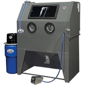 Skat Blast TP Tools USA 2846FP Sandblast Sandblasting Cabinet مع HEPA Vacuum ، 46 "W × 28" D X 28 "H ، مصنوعة في الولايات المتحدة الأمريكية