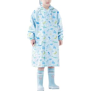 Toddler Raincoat Boys Girls Rain Poncho Kids Lightweight Waterproof Rain Jacket Children Lined Rain Coats for Girls