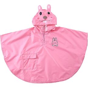 Kids Rain Poncho Cartoon Cartoonded Rained Cloat Cute Judt Judty Toddler Boys Girls Rain Cape Solid Waterproof Girl Coat