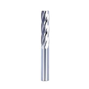 Carbide Machine Reamer Spiral Flute Uncoated H7 Tolerance Chucking Metal Cutter 6 Flutes CNC(4x50x100-4F)