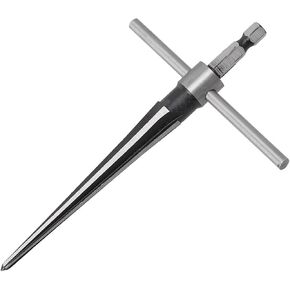 Tapered Reamer Hand Held Reamer 45# Steel Hand Held Reamer Steel Reamers T Handle Inverted Taper Wood Sink Holes