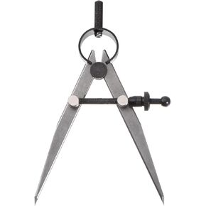 فرجار مفصل زنبركي - [3 بوصة] أداة قياس فرجار مقسم زنبركي من الفولاذ الكربوني مع صامولة صلبة لقياس الحجم واستخدام الرسم، ساق مسطحة in Kuwait