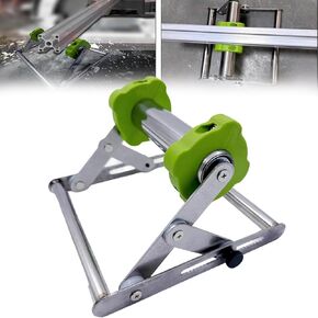 Adjustable Cutting Machine Support Frame, Foldable Cutting Machine Stand with Safe Limit Blocks, Height Table Saw Stand, Metal Cutting Machine Work Support Stand, Cutting Machine Attachment (5.6in)