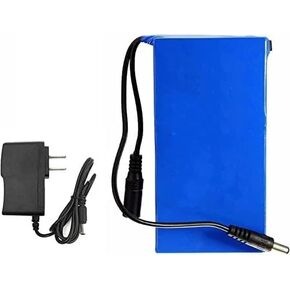 Rechargeable 12V Lithium Battery Pack 8000mAh with Charger for Street Lights and Standby Power