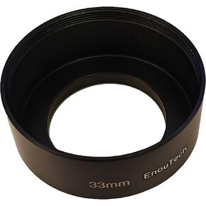 Camera C-Mount Lens Hood, 33mm Screw-in Aluminum Metal Lens Shade