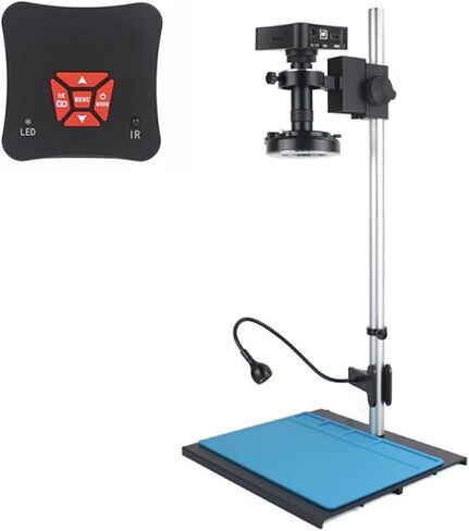 Microscope 1-130X Zoom Industrial Microscope Camera(A 38MP 4K) in Saudi Arabia
