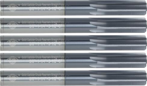 CME 5 PCS Carbide صلبة خبز الكاربيد ، 3/8 "قطر reamer ، tialn المغلفة ، الفلوت المستقيمة in Kuwait