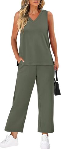 مجموعة من قطعتين للملابس الصيفية الصيفية مجموعات صالة V VICK in Kuwait