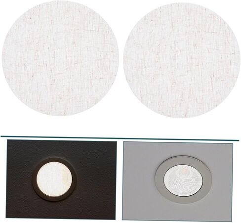 IMIKEYA 2pcs Ceiling Lamp Shade Diffuser for Nursery Dazzling Soft Light Cover Heat Resistant Fabric Spotlight Shade Safe Lighting Accessory Easy Installation for Rooms in Saudi Arabia
