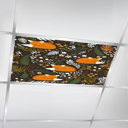 6 Pack Fluorescent Light Covers for Ceiling Lights Seamless road baby for print textile Kids roads Magnetic Light Filters Diffuser Shade for Classroom Home Office School in Saudi Arabia