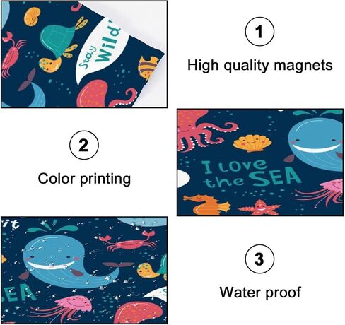 6 Pack Fluorescent Light Covers for Ceiling Lights Cute funny animals seamless Infantile Style nursery art Magnetic Light Filters Diffuser Shade for Classroom Home Office School in Saudi Arabia