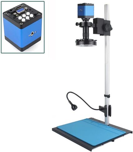 Microscope 1-130X Zoom Industrial Microscope Camera(A 38MP 4K) in Saudi Arabia