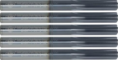 CME 5 PCS Carbide صلبة خبز الكاربيد ، 3/8 "قطر reamer ، tialn المغلفة ، الفلوت المستقيمة in Kuwait