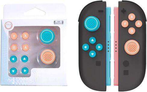 Joystick Caps for Switch2 Silicone Button Caps Silicone Colored Button Stickers in Kuwait