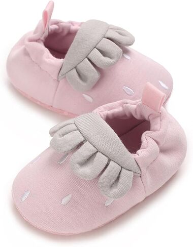 Baby Moccasins Infant Shoes Strawberry Prints Soft Soled Non Slip Socks Baby Floor Shoes Socks Spring Fall Flat in Kuwait