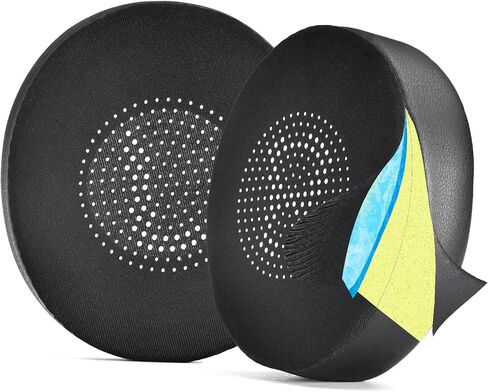 Elite 45h Evolve2 65 Earpads,JOYSOG Replacement Ear Pads Ear Cushions Foam Covers for Jabra Evolve 2 65 MS/UC Elite 45h Headphone (Black) in Saudi Arabia
