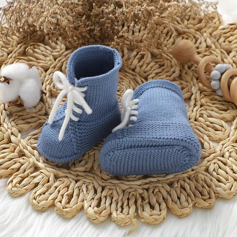 Hadetoto Baby Cowboy Cowgirl Boots Newborn Western Crochet Wester in Kuwait