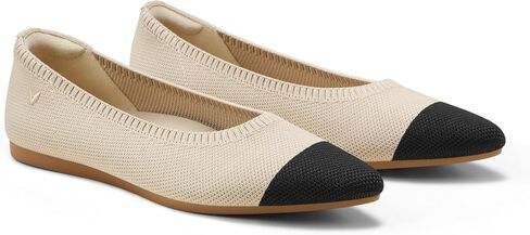Vivaia ARIA 5 Flats Women’s Flats تنزلق على أحذية مسطحات من أخمص القدمين مع قوس دعم حشو أحذية الباليه القابلة للغسل للعمل in Saudi Arabia