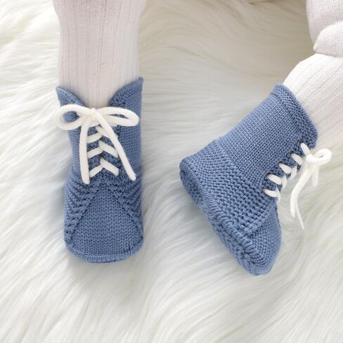 Hadetoto Baby Cowboy Cowgirl Boots Newborn Western Crochet Wester in Kuwait