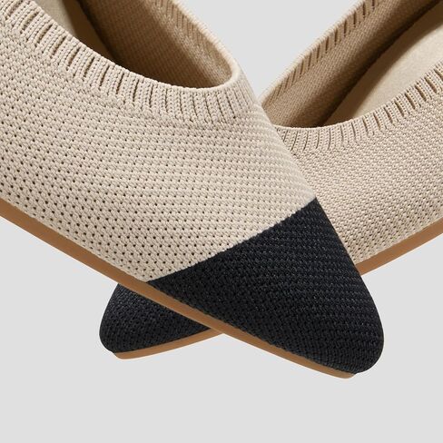 Vivaia ARIA 5 Flats Women’s Flats تنزلق على أحذية مسطحات من أخمص القدمين مع قوس دعم حشو أحذية الباليه القابلة للغسل للعمل in Saudi Arabia