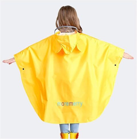 Kids Rain Poncho Jacket Cute Cartoon Rain Coat Toddler Boys Girls Reusable Raincoats Waterproof Rainwear with Hood in Saudi Arabia
