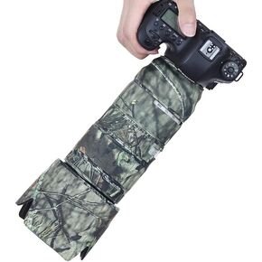 CHASING BIRDS Camouflage Waterproof Lens Coat for Canon EF 70-200mm F2.8 L is II III USM Rainproof Lens Protective Cover (Yellow Tree, with 2.0X III TC)
