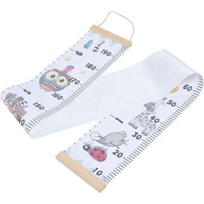 Kid Growth Chart, Cartoon Pattern Wall Decor Cute Wall Sticker Height Measure Growth Chart for Home Room(Type 6)