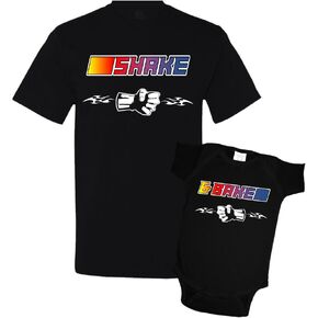 Shake and Bake Dad and Baby Matching Shirt Set