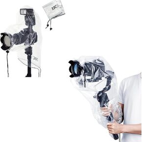 Camera Rain Cover + Stabilizer Rain Cover：Camera Rain Cover with Clear Stabilizer Rain Cover