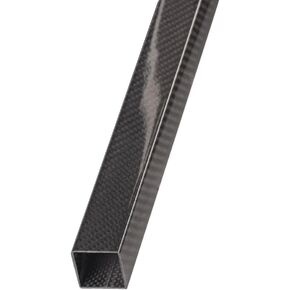 1Pcs Twill Plain Glossy Length 1000mm 3K Carbon Fiber Rectangular Square Tube, For Mechanical Equipment Hollow Carbon Fiber Pipe Parts (Color : 30x30x26mm Twill)