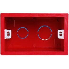 Ultra 162 Red Small Cassette Built-in Box Back Box For 101mmx67mm US Standard Internal Mount Box For 118mmx72mm