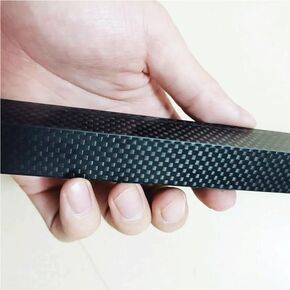 3K Full Carbon Fiber Tube Square Bar Plain Glossy Surface, for Home Garden 3K Carbon Fiber Pipe (Size : 22X22X20MM 600MM)