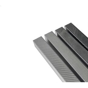 1pcs Length 600mm 3K Full Carbon Fiber Square Tube Gloss Matt Surface, for Home Garden Carbon Fibre Tubes (Size : 14X14X12 Plain matt)