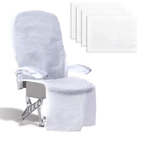 Disposable Seat Covers and Armrest Covers for Airplane Railways, Train, Bus, Office,Movie Theatre and Taxi,Eco-Friendly/Recyclable/Portable Non-Woven Seat Surface Protective Pad (Pack of 2)