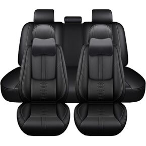 Leather Seat Covers for Subaru XV Crosstrek 2013-2015,Premium Car Seat Covers Full Set,Waterproof Car Seat Protectors with Airbag,Comfort Interior Cover Seats for Cars(Beige)
