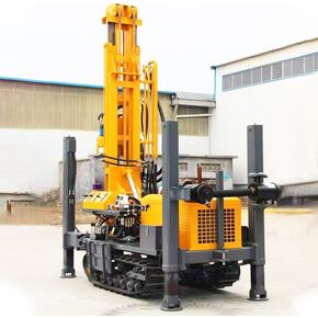 Pneumatic Water Well Drill Rig for Borehole Drilling with Dual Water and Air System, Suitable for Deep Ground Layers