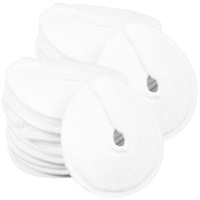 COHEALI Nursing Pads Reusable Nursing Pads Feeding Tube Accessories 28Pcs G Shape Pads Absorbent Cotton Pads for Feeding Support Peg Tube Supplies Nursing Pads Reusable Nursing Pads