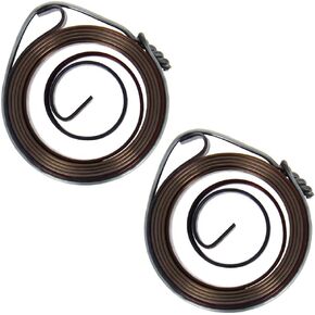 Heyiarbeit Drill Press Return Spring, Quill Spring Feed Return Coil Spring Assembly 26.77"x0.31"x0.03"2PCS
