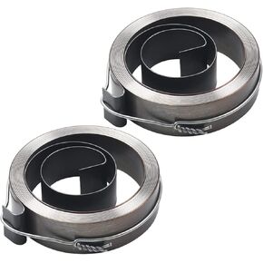 Auniwaig 2PCS Drill Press Spring Spring ، طوله 4.92 قدمًا ، مجموعة زنبرك ربيع عودة الربيع ، 45 مم × 12 مم × 0.4 ملم