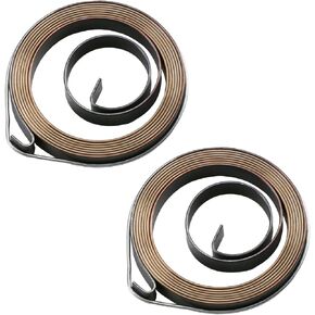 Heyiarbeit Drill Press Return Spring, Quill Spring Feed Return Coil Spring Assembly 38.58"x0.24"x0.03"2PCS